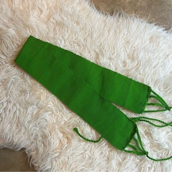 JUST BELT Mexican green traditional belt 16 de Septiembre fiesta / 5 de mayo - Picture 6 of 6